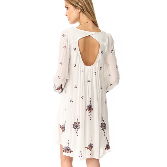Free People Oxford Embroidered Boho Dress - Picture 4 of 8